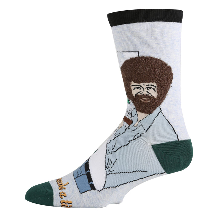 Hug a Trees - Bob Ross - Crew Socks - Premium Socks from Oooh Yeah Socks/Sock It Up/Oooh Geez Slippers - Just $9.95! Shop now at Pat's Monograms