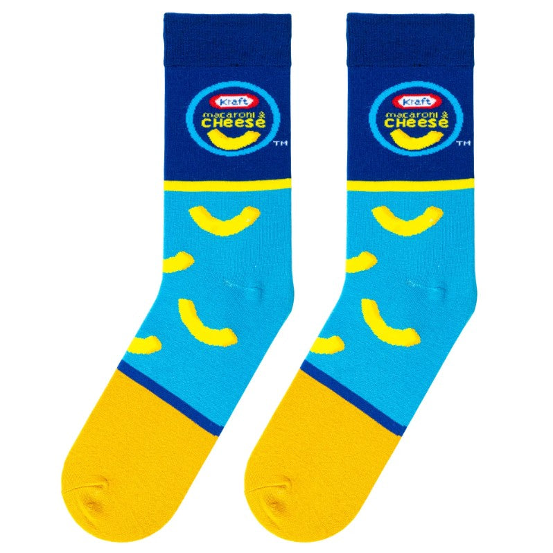 Kraft Macaroni & Cheese Crew Socks - Premium Socks from Crazy Socks - Just $7.0! Shop now at Pat's Monograms