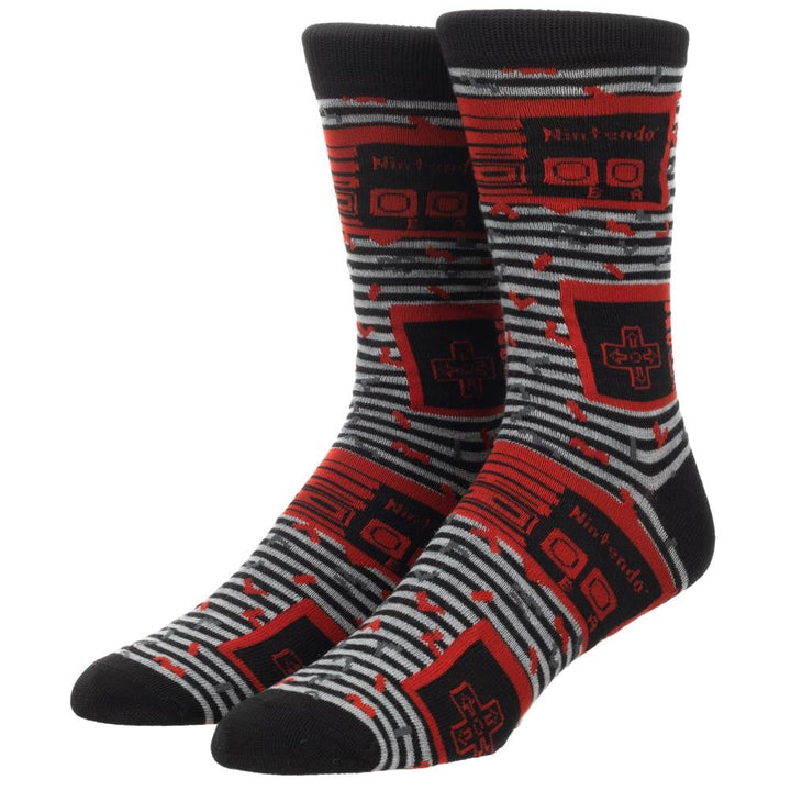 Nintendo Controller Crew Sock - Premium Socks from Bioworld - Just $9.95! Shop now at Pat's Monograms