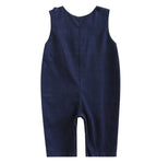Dark Blue Corduroy Nativity Smocked Overalls - Premium Baby & Toddler Dresses from Lil Cactus - Just $32.95! Shop now at Pat's Monograms