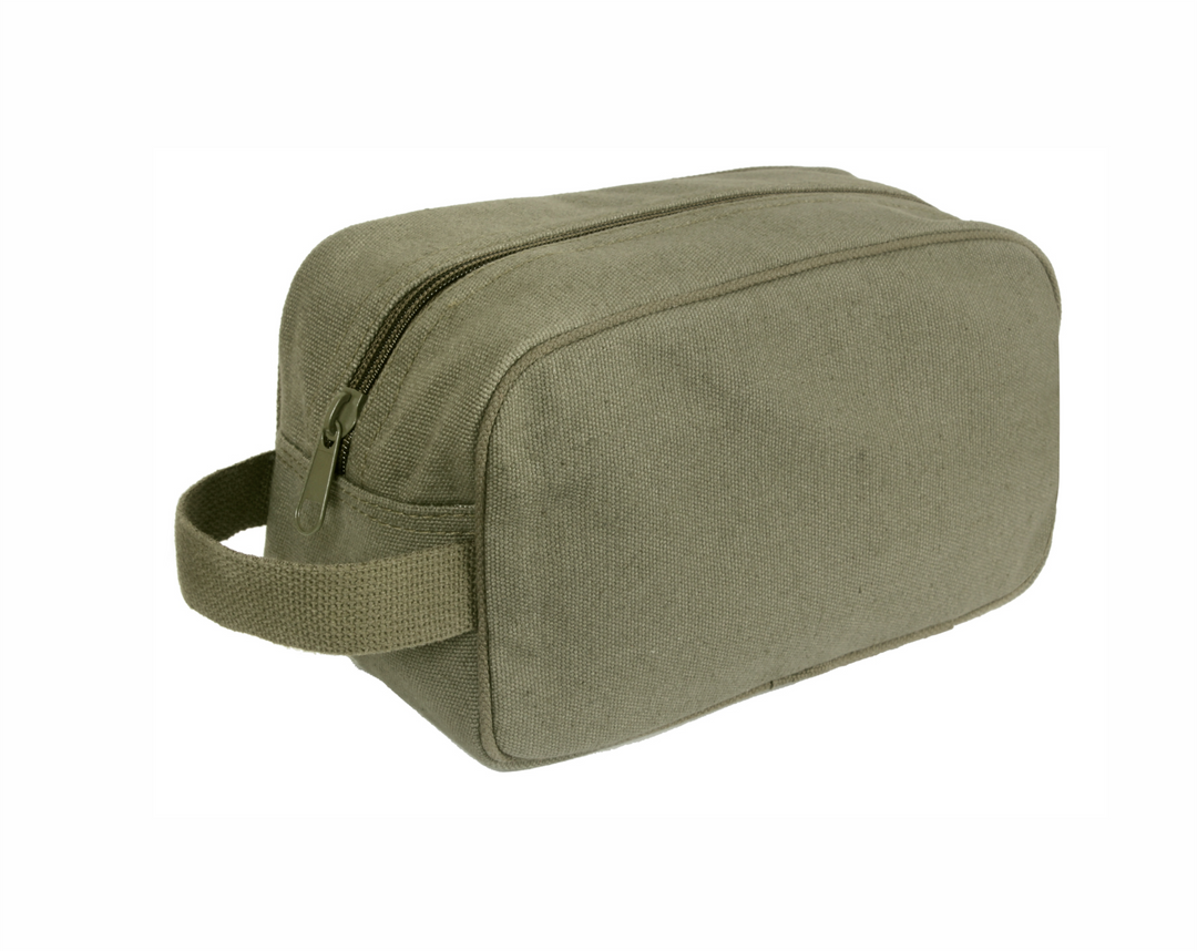 Men's Canvas Toiletry Bag - Premium Bags and Totes from Rothco - Just $12! Shop now at Pat's Monograms