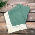 Fringe Swaddle Blanket - Premium Swaddle from bettrkind - Just $32.95! Shop now at Pat's Monograms
