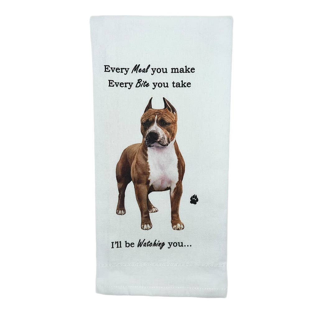 Pitbull Kitchen Towel - Premium Kitchen Towels from E&S Pets - Just $10.95! Shop now at Pat's Monograms