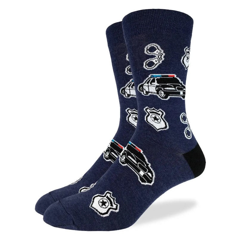 Men's Police Socks - Premium Socks from Good Luck Sock - Just $11.0! Shop now at Pat's Monograms