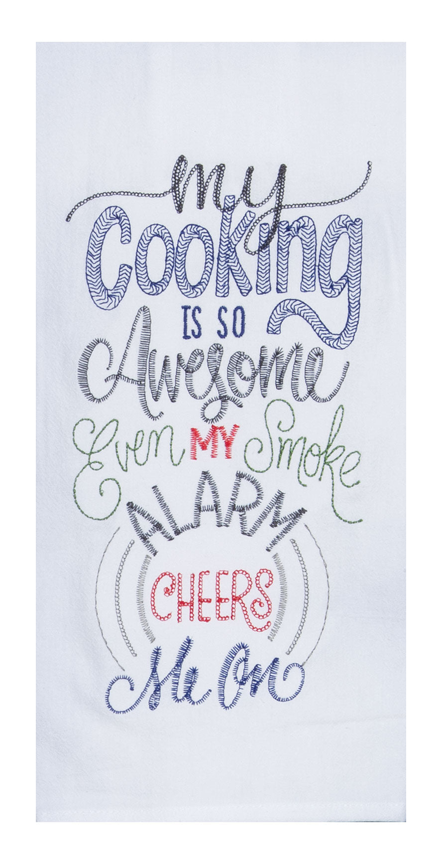 Smoke Alarm Flour Sack Towel - Premium Dish Towel from Kay Dee Designs - Just $8.95! Shop now at Pat's Monograms