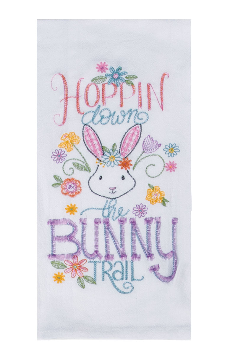 Bunny Trail Flour Sack Towel - Premium Dish Towel from Kay Dee Designs - Just $8.95! Shop now at Pat's Monograms