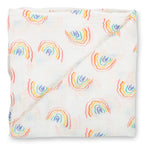 Somewhere Over the Rainbow Swaddle Blanket - Premium Baby Gift Sets from LollyBanks - Just $19.95! Shop now at Pat's Monograms