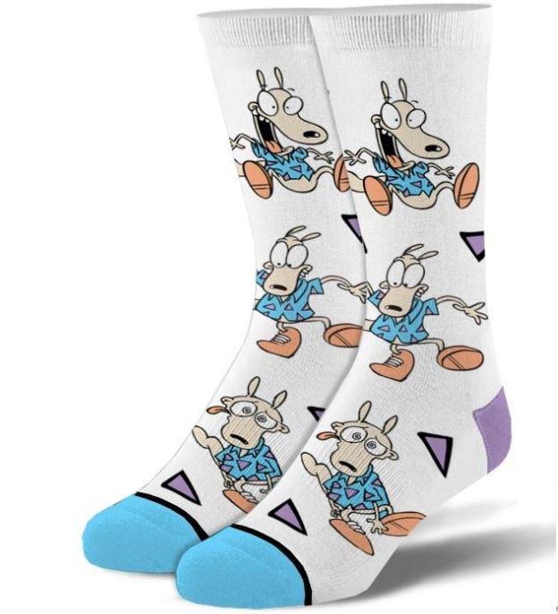 Rocko's Modern Life Crew Socks - Premium Socks from Cool Socks - Just $9.95! Shop now at Pat's Monograms