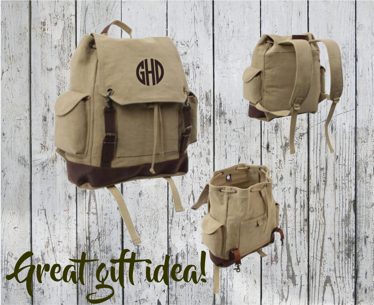 Vintage Expedition Rucksack - Premium Bags and Totes from Rothco - Just $72.95! Shop now at Pat's Monograms