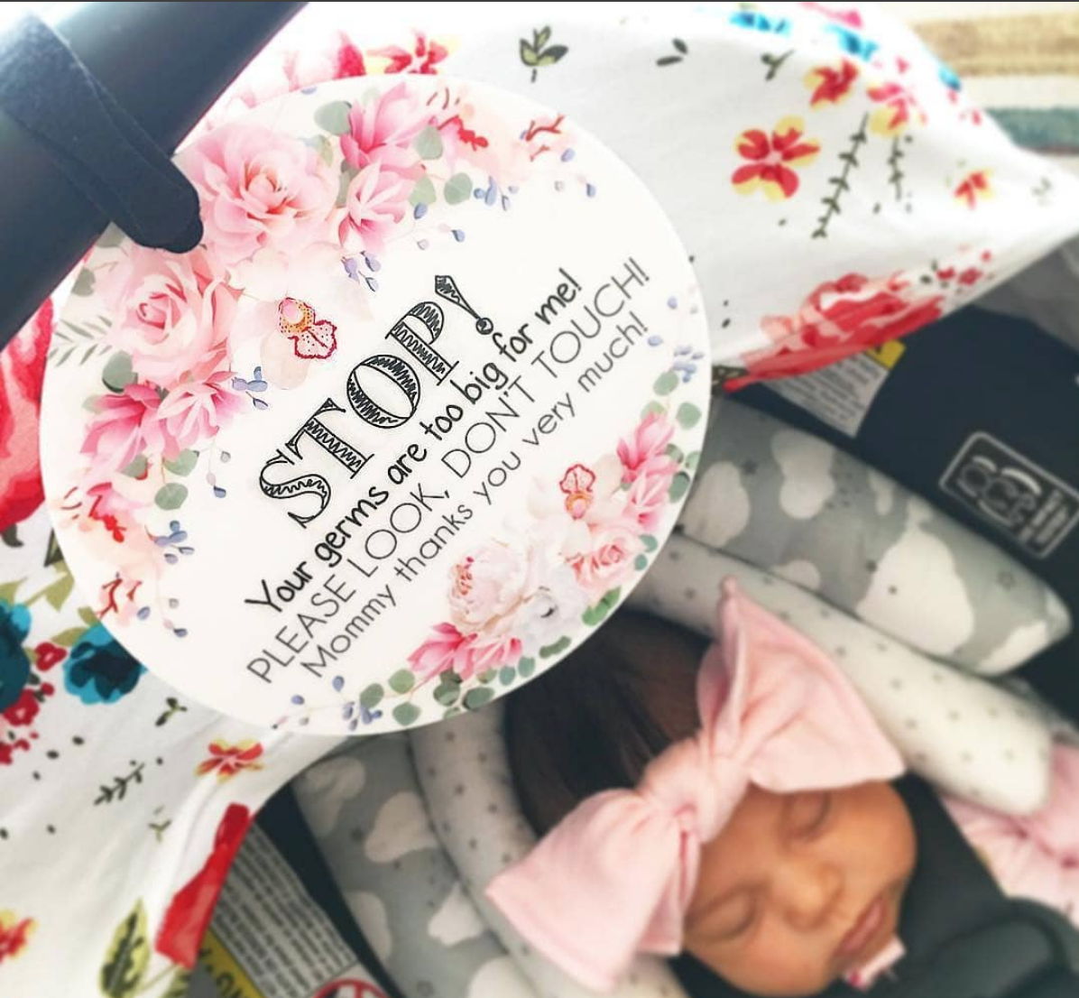 Floral Car Seat and Stroller - STOP germs - Premium Infant Accessories from Three Little Tots - Just $9.95! Shop now at Pat's Monograms