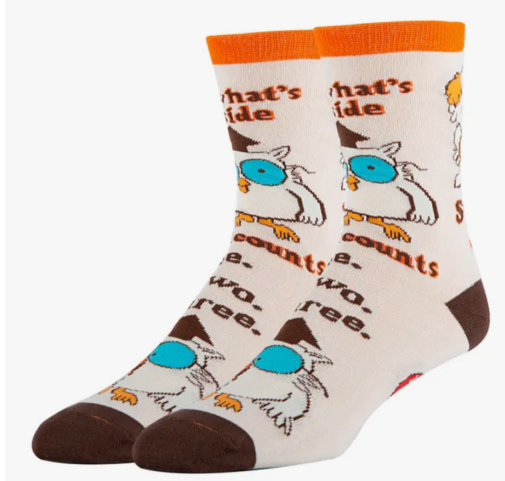 Smart Owl - Premium  from Oooh Yeah Socks/Sock It Up/Oooh Geez Slippers - Just $12.0! Shop now at Pat's Monograms