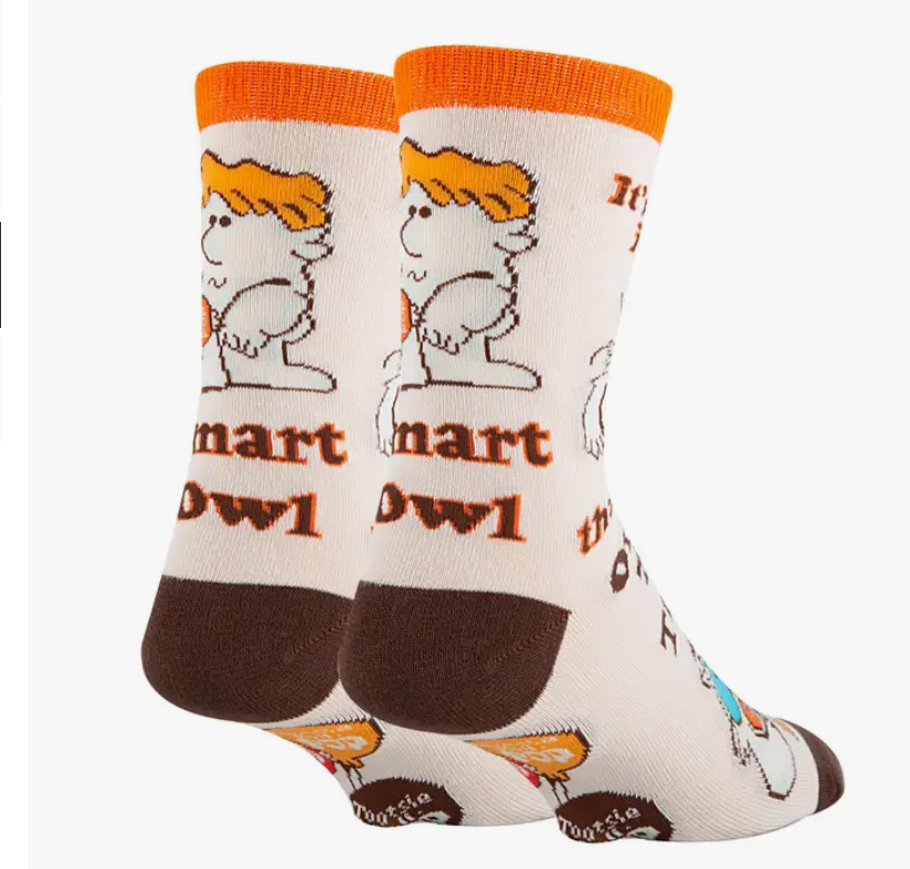 Smart Owl - Premium  from Oooh Yeah Socks/Sock It Up/Oooh Geez Slippers - Just $12.0! Shop now at Pat's Monograms