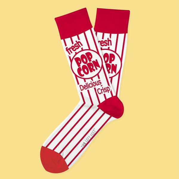 Movie Night Socks - Premium Socks from Two Left Feet - Just $7.00! Shop now at Pat's Monograms