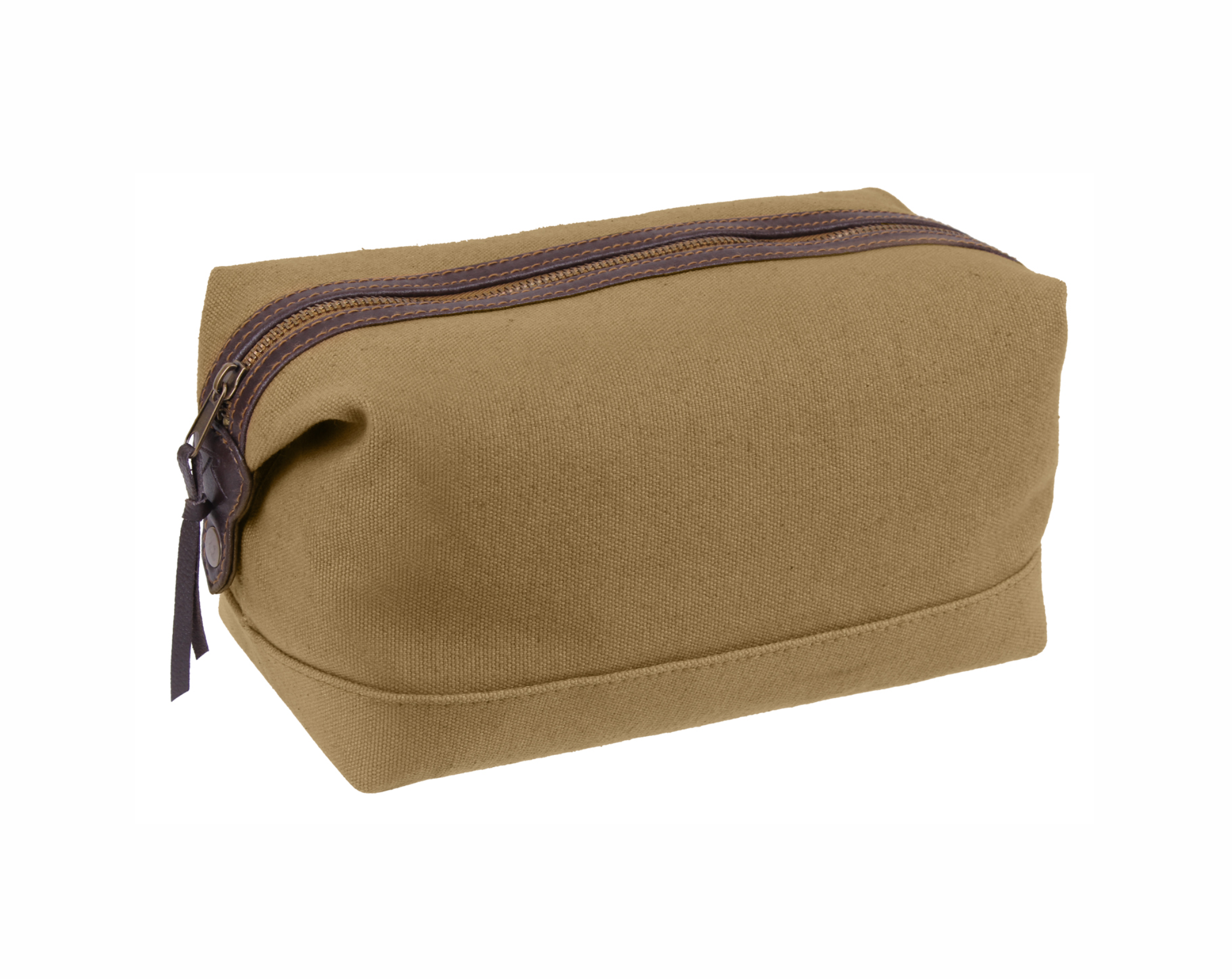 Canvas & Leather Travel Kit - Premium Bags and Totes from Rothco - Just $24.95! Shop now at Pat's Monograms