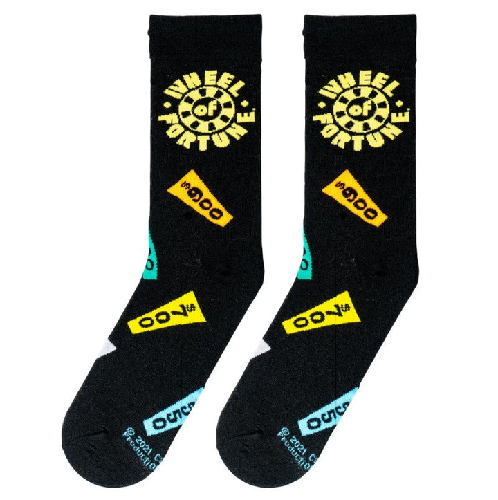 Wheel of Fortune Crew Socks - Premium Socks from Crazy Socks - Just $7.0! Shop now at Pat's Monograms