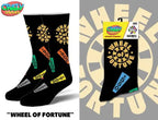 Wheel of Fortune Crew Socks - Premium Socks from Crazy Socks - Just $8! Shop now at Pat's Monograms