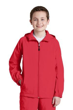 Veritas -YST73 Sport-Tek Unisex Youth Hooded Raglan Jacket - Premium School Uniform from Pat's Monograms - Just $35! Shop now at Pat's Monograms