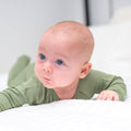 Zipper Footie - Shale Green - Premium Baby & Toddler Outfits from Sweet Bamboo - Just $38! Shop now at Pat's Monograms