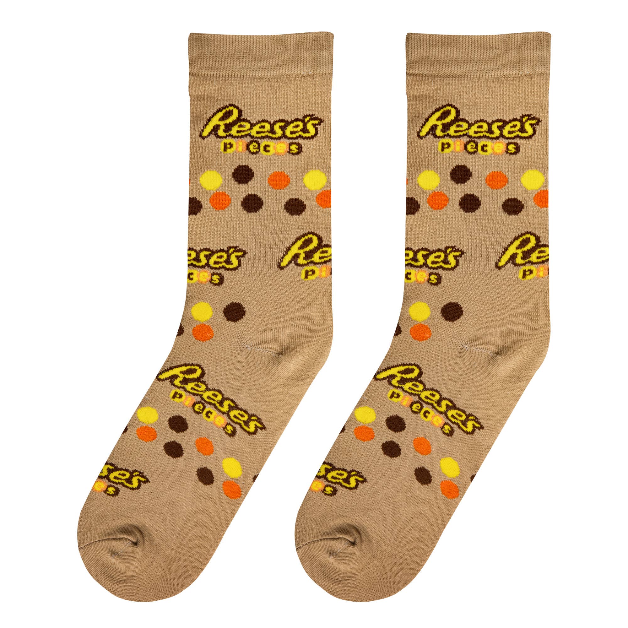 Reese's Pieces - Mens Crew Folded - Premium  from Crazy Socks - Just $8! Shop now at Pat's Monograms