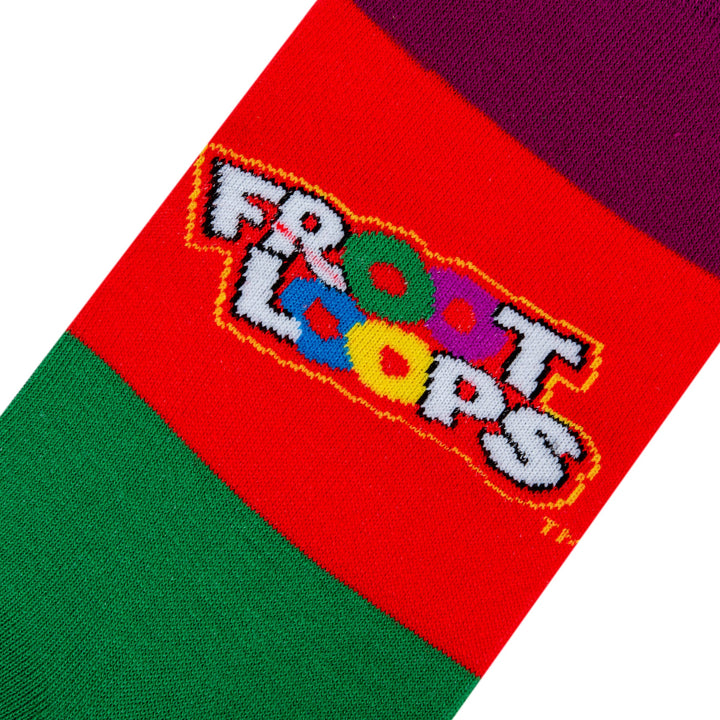 Froot Loops Crew Socks - Premium Socks from Crazy Socks - Just $7.00! Shop now at Pat's Monograms