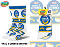Mac & Cheese Stripes - Mens Crew Folded - Premium  from Crazy Socks - Just $8! Shop now at Pat's Monograms
