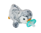 RaZbuddy Ethan Penguin Paci/Teether Holder - Premium Baby Soothers from RaZbaby - Just $13.99! Shop now at Pat's Monograms