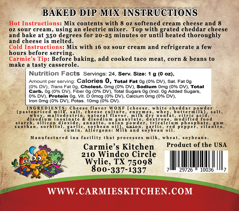 Baked Enchilada Dip - Premium Dips & Spreads from Carmie's Kitchen - Just $5! Shop now at Pat's Monograms