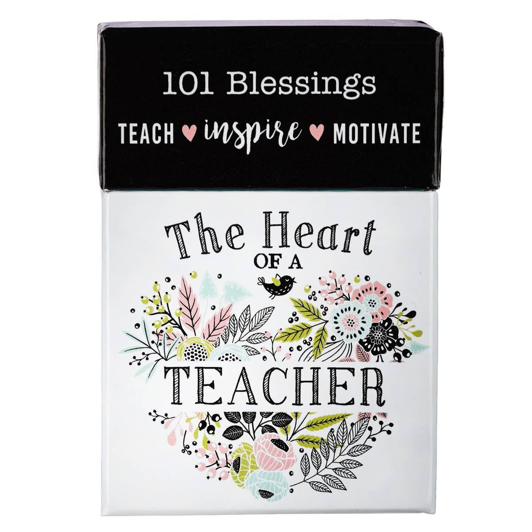 The Heart of a Teacher Box of Blessings - Premium Books and Devotionals from Christian Art Gifts - Just $4.99! Shop now at Pat's Monograms