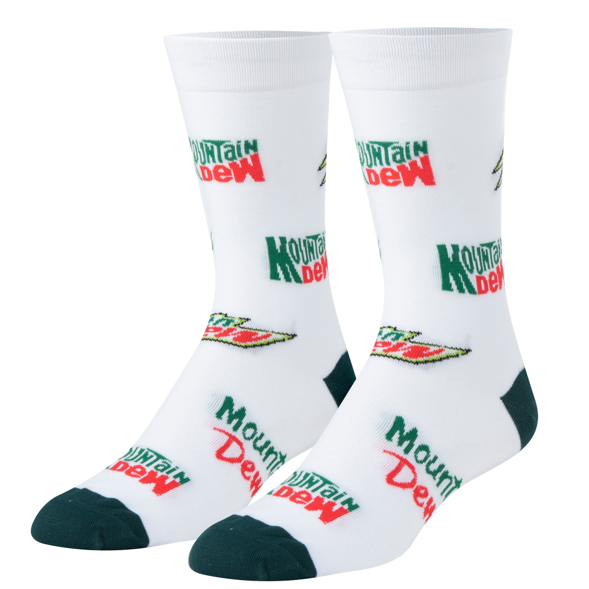 Mountain Dew Crew Socks - Premium Socks from Crazy Socks - Just $8! Shop now at Pat's Monograms