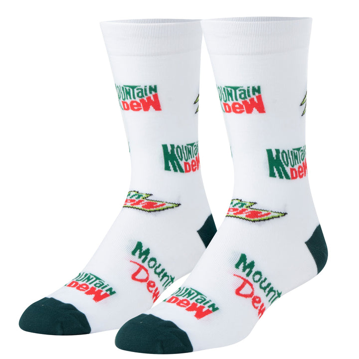 Mountain Dew Crew Socks - Premium Socks from Crazy Socks - Just $7.00! Shop now at Pat's Monograms