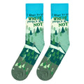 Where People Are Not - Mens Crew Folded - Premium Socks from Cool Socks - Just $12.95! Shop now at Pat's Monograms