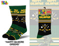 Happy Gilmore Greens - Mens Crew Folded - Premium Socks from Cool Socks - Just $11.95! Shop now at Pat's Monograms