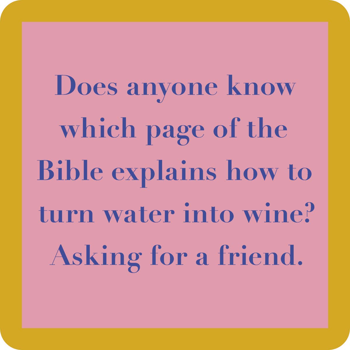 Page in the bible coaster - Premium  from Drinks on Me coasters - Just $5.5! Shop now at Pat's Monograms