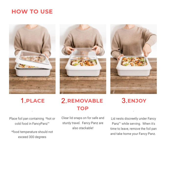 Fancy Panz - 2 in 1 Foil Pan Carrier or Egg Tray - Premium Housewares from Fancy Panz - Just $9.95! Shop now at Pat's Monograms