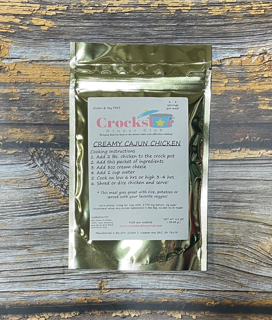 Creamy Cajun Chicken - Premium gourmet Foods from Crockstar - Just $9.95! Shop now at Pat's Monograms