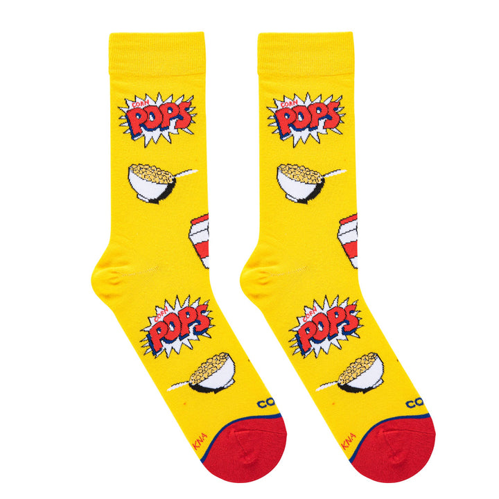 Corn Pops Cereal Bowls - Mens Crew Folded - Premium Socks from Cool Socks - Just $11.95! Shop now at Pat's Monograms