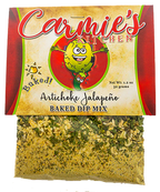 Baked Artichoke Jalapeno Dip Mix - Premium Dips & Spreads from Carmie's Kitchen - Just $5! Shop now at Pat's Monograms