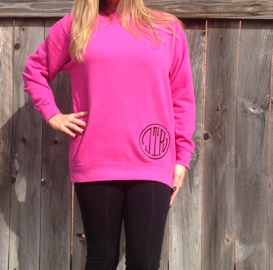 CC Crewneck Sweatshirt - Premium Shirts and Tanks from Comfort Colors - Just $30.00! Shop now at Pat's Monograms