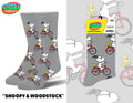 Snoopy & Woodstock - Mens Crew Folded - Premium  from Crazy Socks - Just $8! Shop now at Pat's Monograms