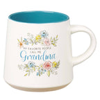 Grandma Ceramic Coffee Mug with Clay Dipped Base - Premium gift item from Christian Art Gifts - Just $12.95! Shop now at Pat's Monograms