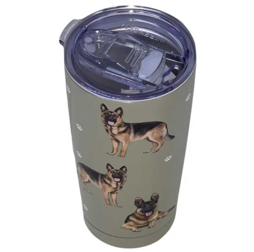 German Shepherd SERENGETI Ultimate 3D Tumbler - Stainless Steel - Premium Tumblers from E&S Pets - Just $27.95! Shop now at Pat's Monograms