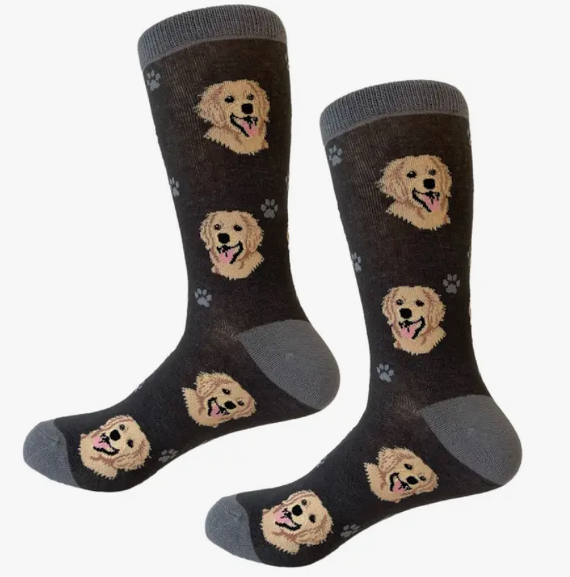 Golden Retriever Socks - Premium Socks from Sock Daddy - Just $10.95! Shop now at Pat's Monograms