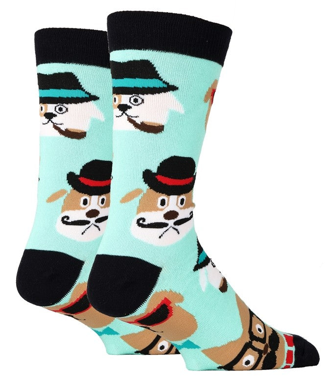 Dapper Dogs - Crew Socks - Premium Socks from Oooh Yeah Socks/Sock It Up/Oooh Geez Slippers - Just $9.95! Shop now at Pat's Monograms