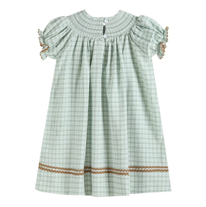 Lil Cactus - Plaid Pumpkin Smocked Bishop Dress - Premium Baby & Toddler Dresses from Lil Cactus - Just $34.95! Shop now at Pat's Monograms