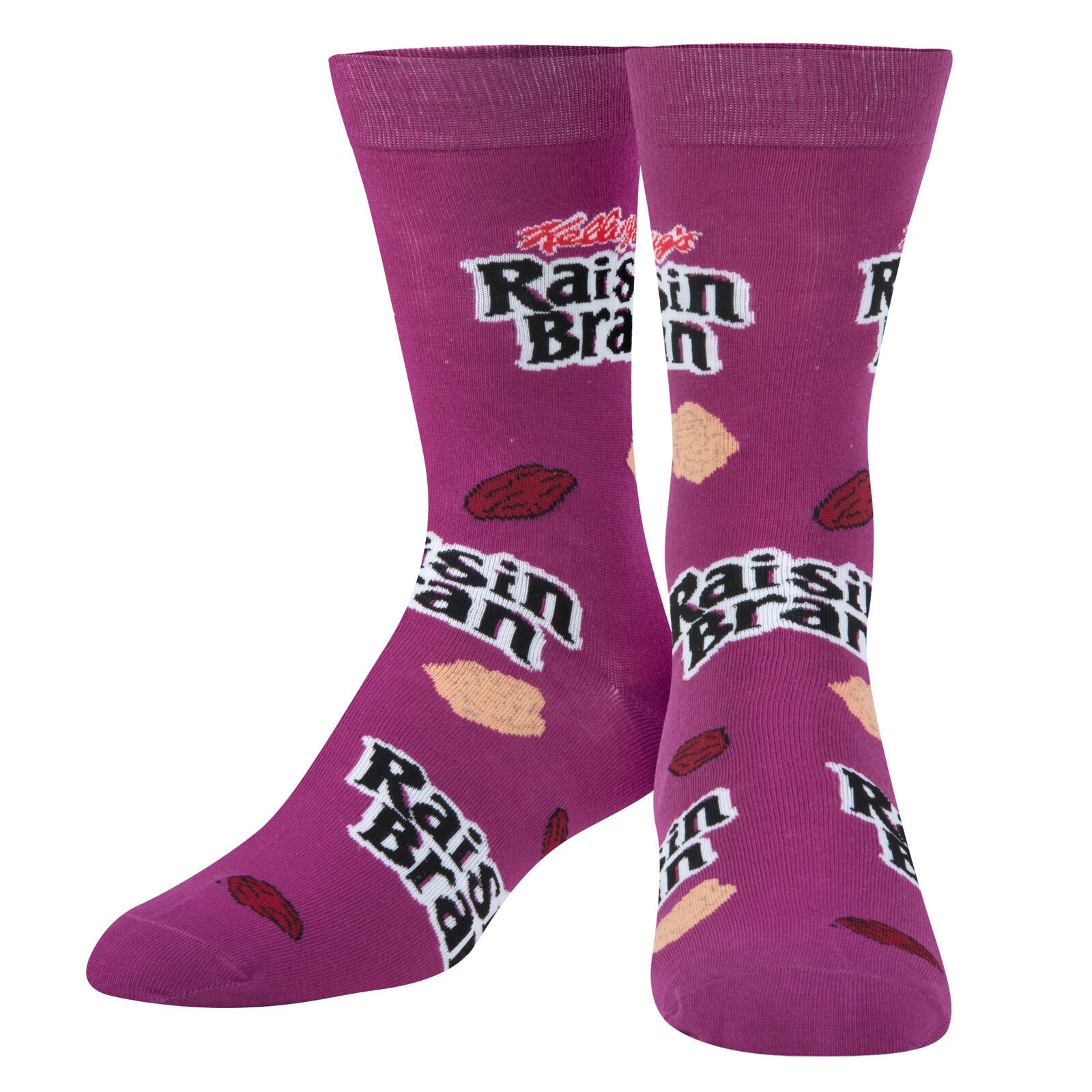 Raisin Bran Crew Socks - Premium Socks from Crazy Socks - Just $8! Shop now at Pat's Monograms