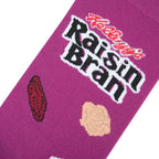 Raisin Bran Crew Socks - Premium Socks from Crazy Socks - Just $8! Shop now at Pat's Monograms