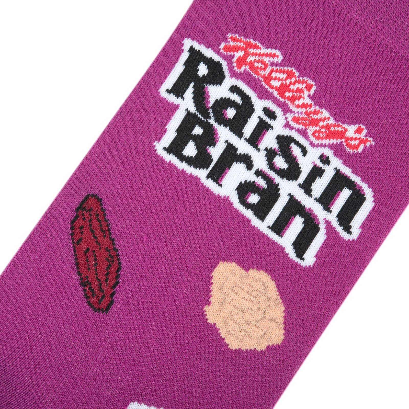 Raisin Bran Crew Socks - Premium Socks from Crazy Socks - Just $8! Shop now at Pat's Monograms