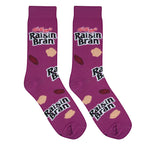 Raisin Bran Crew Socks - Premium Socks from Crazy Socks - Just $8! Shop now at Pat's Monograms