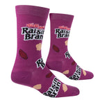 Raisin Bran Crew Socks - Premium Socks from Crazy Socks - Just $8! Shop now at Pat's Monograms