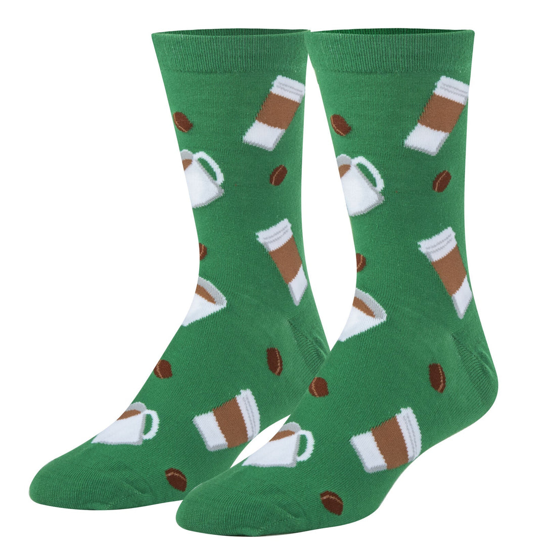 Coffee Women's Crew Socks - Premium Socks from Crazy Socks - Just $7.00! Shop now at Pat's Monograms